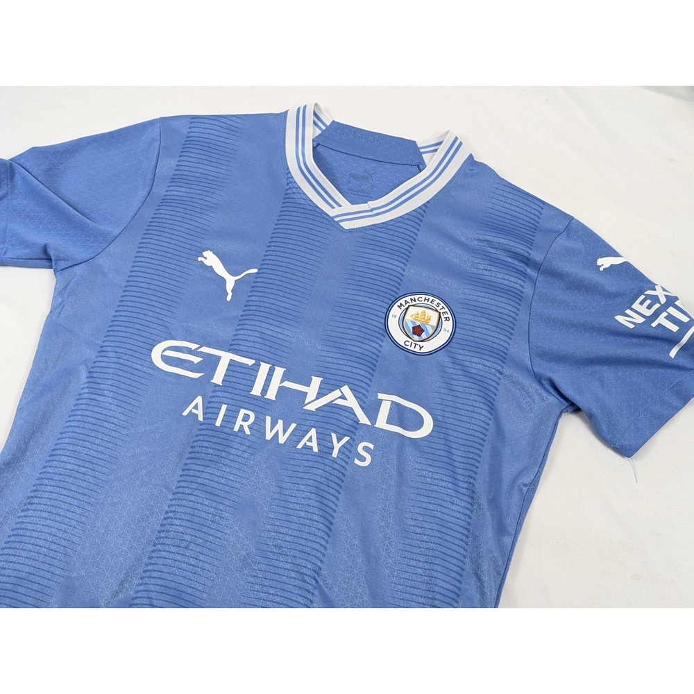 Kevin De Bruyne #17 Puma Manchester City Home Jersey Soccer Mens Medium